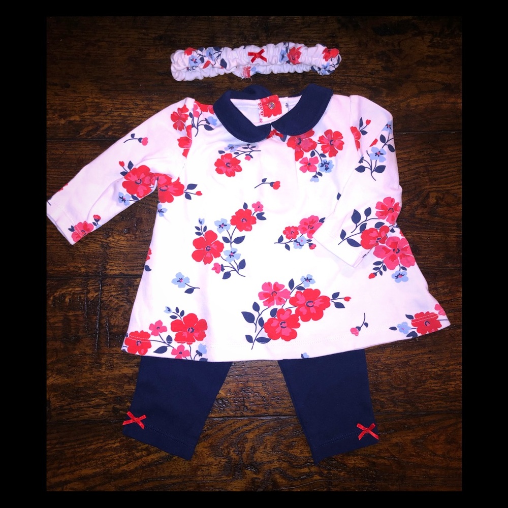Little Me 3pc Set Size 9mo